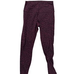 Lululemon Align Pant 28" Formation Camo Dark Adobe Multi Size 8